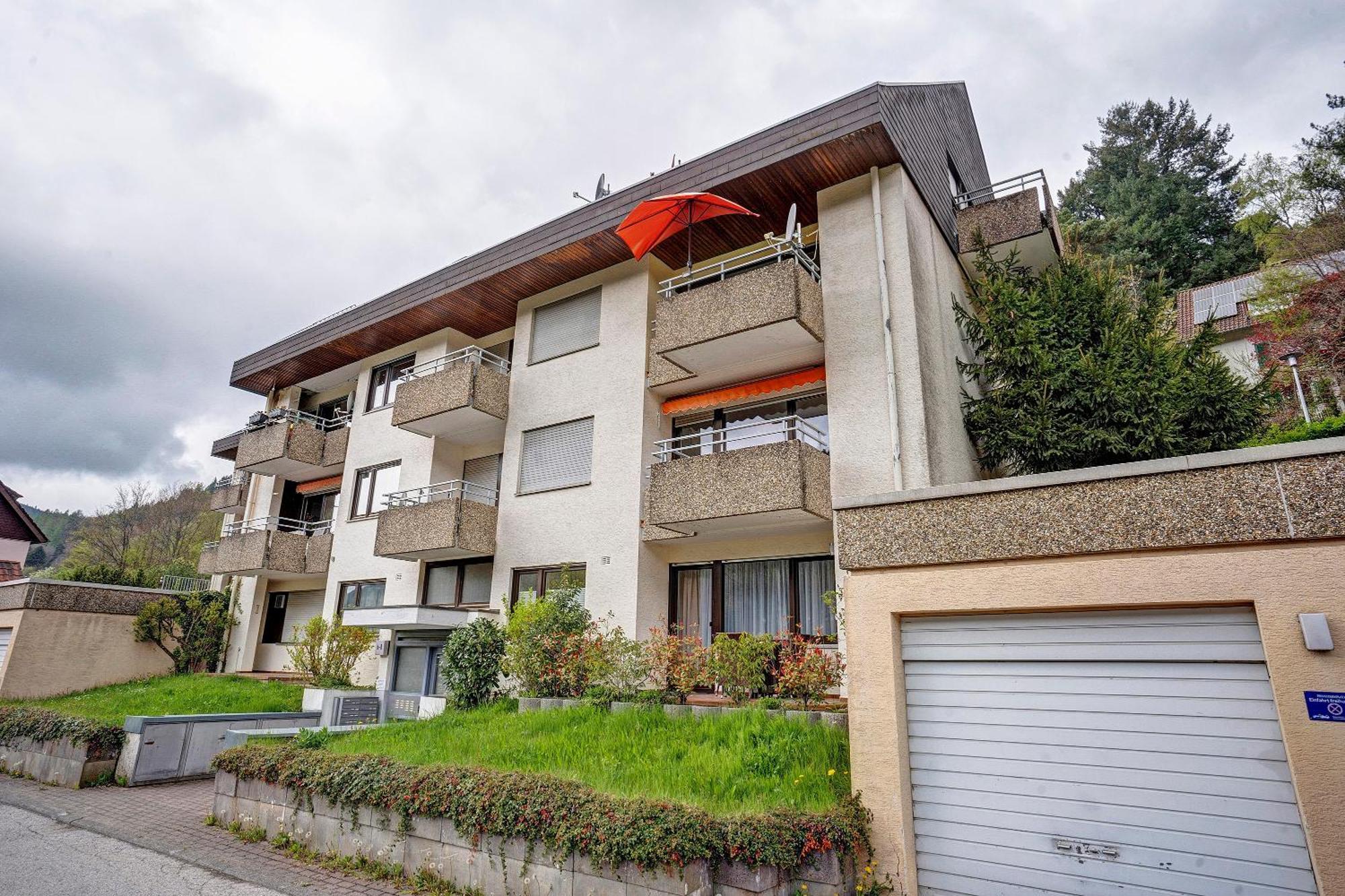 Fewo Talblick Mit Schwimmbad Bad Wildbad Buitenkant foto
